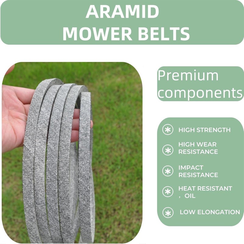 SWHSMLB GX20006 UC30568 Mower Belt,Drive Belt, Aramid Cord, 1/2 X 88.9 in,for John Deere D110 D140 D130 D170 D160 L120 L110 L130 L111 L108 125 D125 115 155C L118 LA135 LA145 LA115 LA120 LA130 LA175 - Image 2